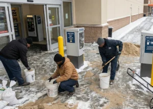 winter parking area maintenance