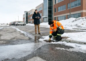 Drainage Issues That Lead to Ice Formation