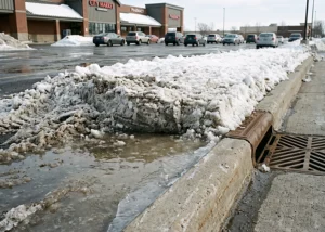 winter drainage problems