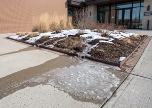 winter drainage problems